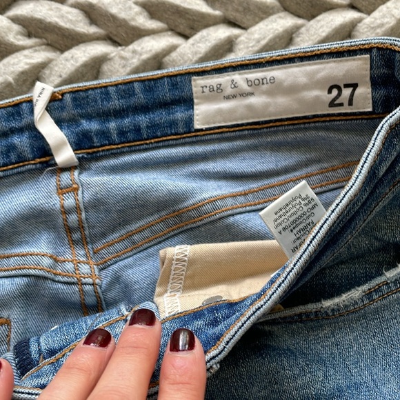 Rag & Bone button exposed jeans - Picture 3 of 4